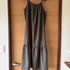 ドット柄キャミソールワンピース