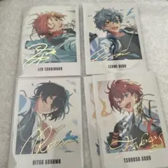 あんスタ　ぱしゃっつ9周年　レオ、泉、凛月、司