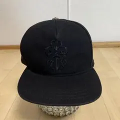 オールドクロムハーツ　CHROME HEARTS ダガー刺繍 キャップ ブラックのサムネイル