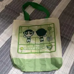 パワーパフガールズ　トートバッグ D ガチャガチャ　バターカップ