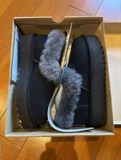 ugg ショートブーツ　ブラック　23cm EU37 アグ