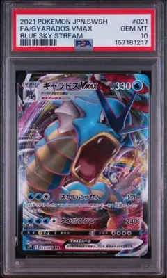 ギャラドスV SR S7R 蒼空ストリーム 070/067 PSA10 - メルカリ