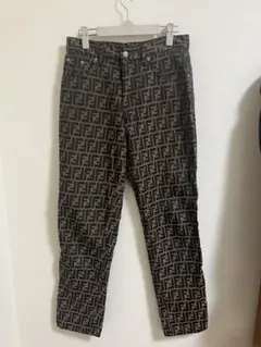 FENDI ズッカ柄 FFロゴ パンツ 45/31 イタリア製 総柄 希少サイズのサムネイル