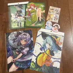 東方Project クリアファイルとポストカードセット　まとめ売り