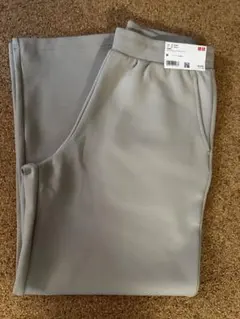 UNIQLO ドライスウェットワイドパンツ M ナチュラル