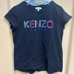 KENZO KIDS 黒 Tシャツ ロゴプリント　128cm
