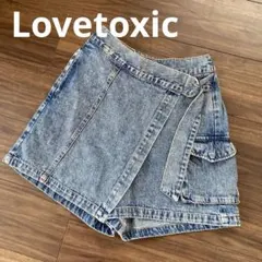 Lovetoxic ラブトキ デニム スカパン ショートパンツ L 160