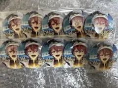 アイナナ 七瀬陸 缶バッジ ブラホワ