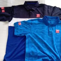 錦織圭ユニクロ テニス ポロシャツ 上下セット UNIQLO スポーツウェア