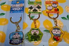 치이카와 ご当地 キーホルダー 하치와레 3種セット うずしお 笹団子 マンゴー