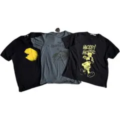 UNIQLO プリントTシャツ 3枚セット キャラクター アニメ ゲーム