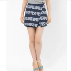 Saleアーバンリサーチラップスカート風キュロット　巻きスカート