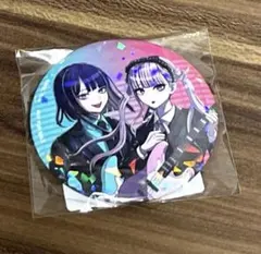 HUNDRED LINE ハンドラ 九十九今馬&九十九過子　特典 ホロ缶バッジ