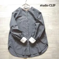 studio CLIP スタディオクリップ クレリックギャザーブラウス M