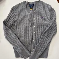 Polo Ralph Lauren グレー カーディガン サイズ（8-10）
