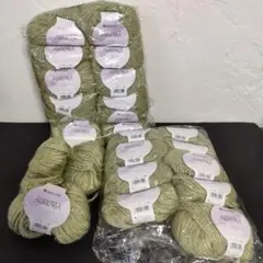 CASUAL CLUB AURORA 毛糸 24玉 薄緑