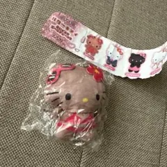 ハローキティ　ぬいぐるみボールチェーン　日焼けギャル　ガチャ　サンリオ