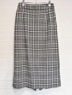 グレイチェック タイトスカート M 新品同様