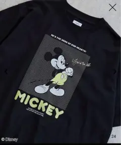 coen ミッキー　Tシャツ Sサイズ 黒