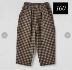 しまむら　choco チェックパンツ　100