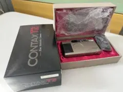 【ジャンク品　箱付き】CONTAX T2 コンパクトフィルムカメラ 第112話 コンパクトフィルムカメラ コンタックス CONTAX T2 – こぼうし