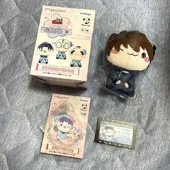 忍たまフリューくじ桜もちぴこぬいぐるみ「土井半助」アクスタ「きり丸」セット