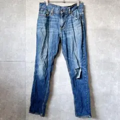 オールドネイビー OLD NAVY ダメージデニム ストレート