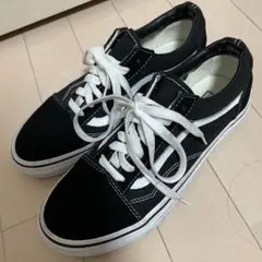 Vans ブラック/ホワイト スニーカー US 6
