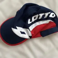 LOTTO キャップ ネイビー レッド