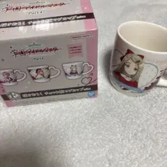 学園アイドルマスター一番くじPart4 E賞描きおろしチェック柄マグカップ篠澤広