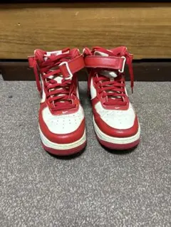 NIKE AIR FORCE 1 MID レッド チェック