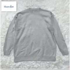 スティーブンアラン SA AIR LOGG LOOSE GNSY ニット 天竺