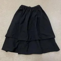 美品　COMME des GARCONS 変形ギャザー膝丈スカート　S 2025年最新】COMME des GARCONS レディース ひざ丈スカートの