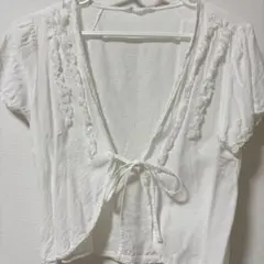 ヤ*ヤ様 LOWRYS FARM ホワイト 半袖 ボレロ