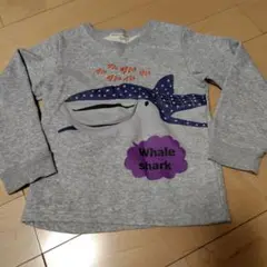 NAUGHTY COMPANXY 長袖トレーナー　120cm グレー