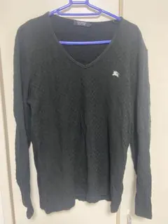BURBERRY BLACK LABEL Vネックニット