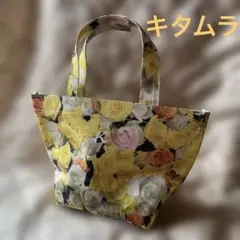 美品 キタムラ2 横濱001認定商品 バラ柄トートバッグ - メルカリ
