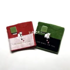 ケイトスペード　タオルハンカチ　2枚セット　④