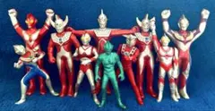 値下‼️【昭和レトロ】ウルトラマンミニフィギュア10体セット