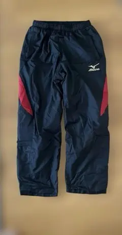 Mizuno ジャージパンツ 黒/赤