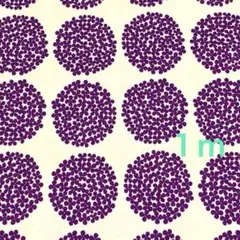 ❤︎コットンこばやし＊う早この布「あじさい柄」 モーヴ❤︎ 綿１００%１１０㎝×１m