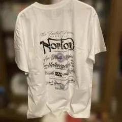 Norton プリント Tシャツ ホワイト(9/12新着品)