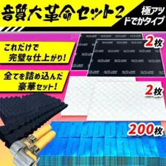 大特価！】デッドニングシート 制振シート 吸音材 3種の音質大革命 