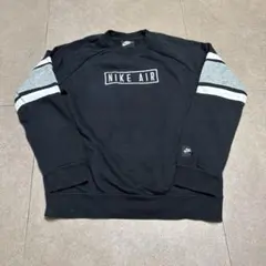 Nike ナイキ　キッズ　トレーナー　スウェット　黒　ブラック　160