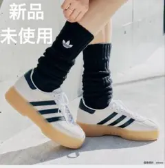 【新品未使用】adidas RIB SOCKS ルーズソックス 1P ブラックのサムネイル