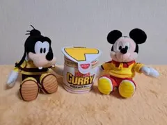 ディズニー　カップヌードル　ツムツム　ぬいぐるみ　コラボ　ミッキー　グーフィー