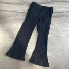 黒いリブボトムス サイズ110