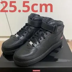 Supreme × Nike Air Force 1 Mid Black