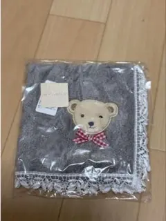 JULSTUART タオルハンカチ　くまタオルハンカチ