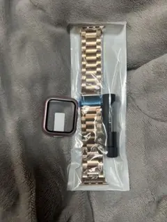 Apple Watch用 ローズゴールドカバー&バンド